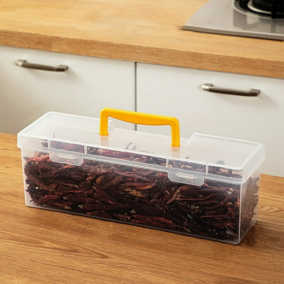 Spice Packaging And Storage Box Kitchen Cabinet Seasoning And Seasoning Box Food Grade Plastic Sealed Box Storage Tank