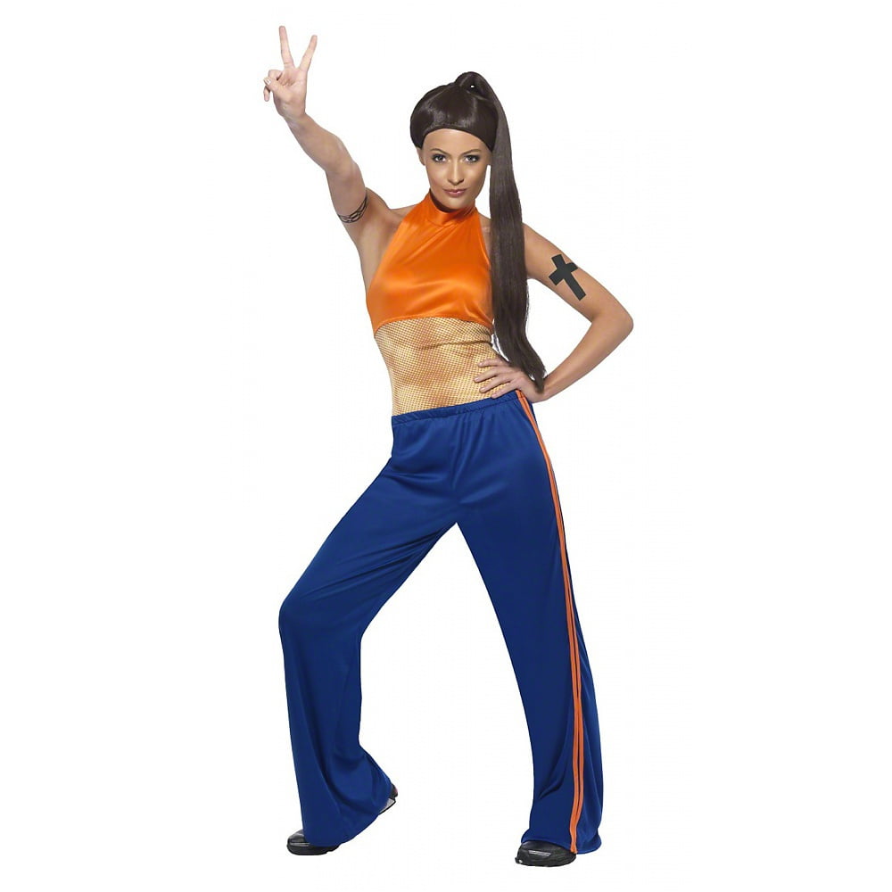 Spice Power Adult Costume Sporty Spice Medium Walmart