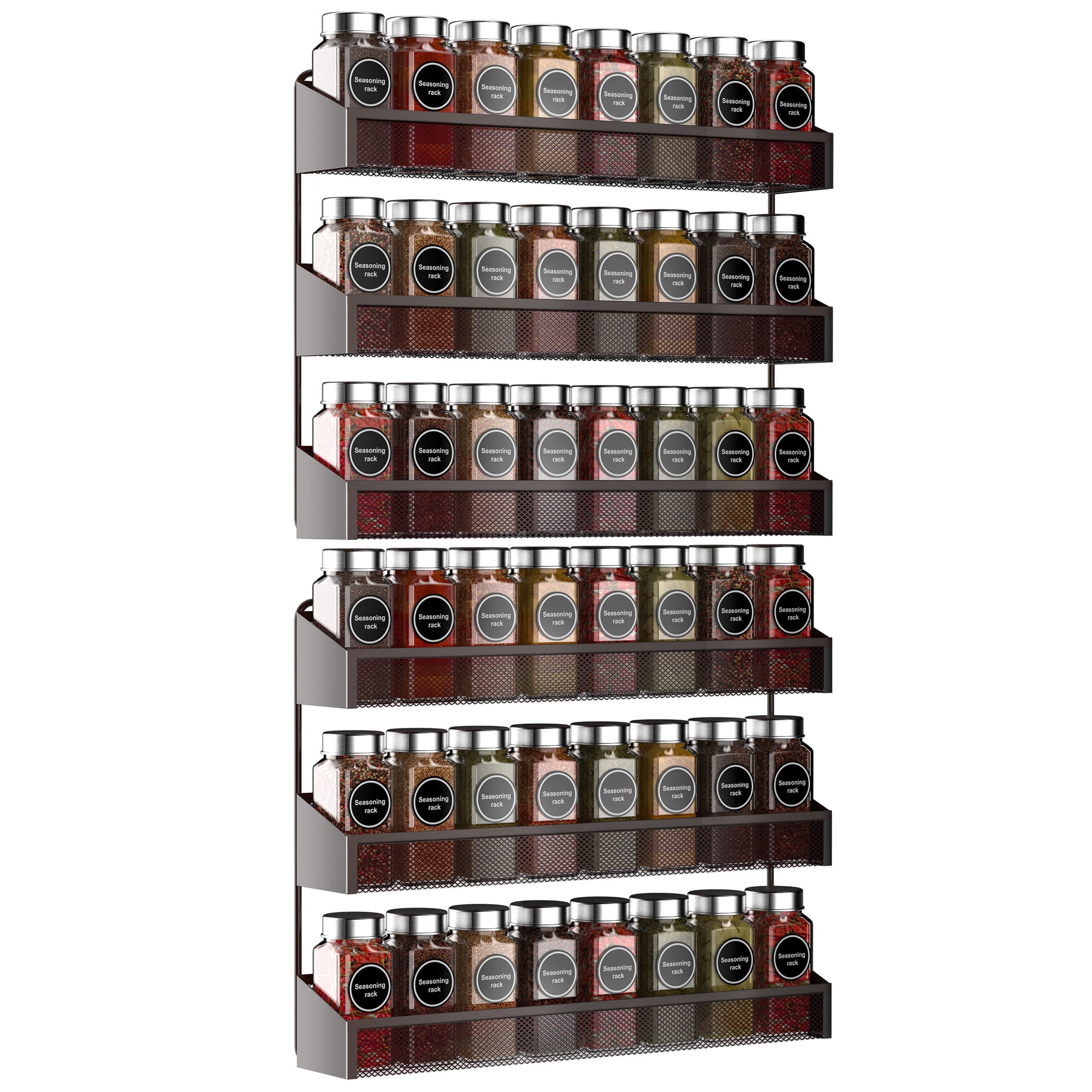 Spice Rack, Bextsrack Wall Mount Spice Storage Rack Hoom Decor Hanging ...