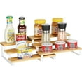 thumbnail image 1 of Spice Rack Organizer Bamboo-White - 2PCS, 1 of 5