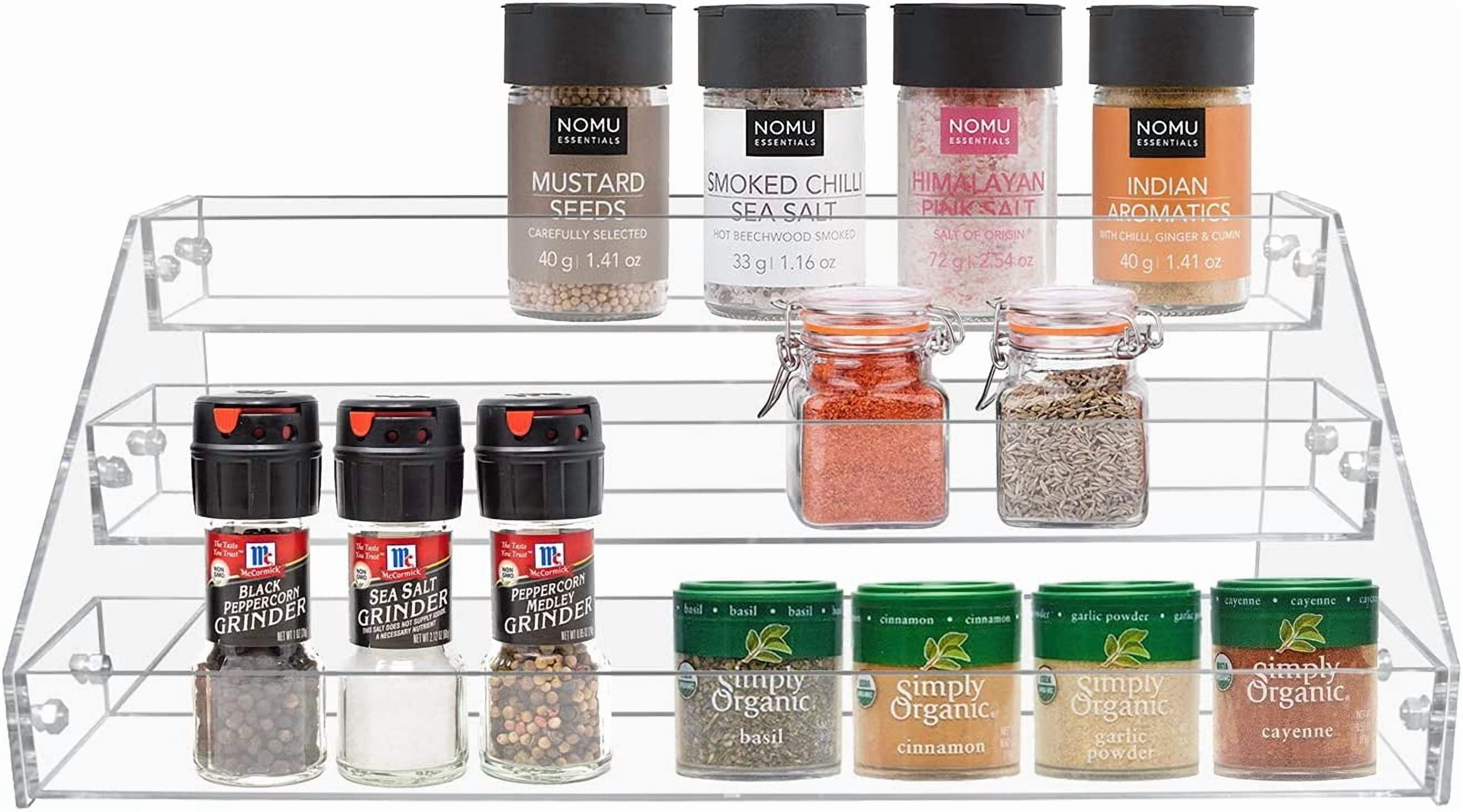 Spice Rack Organizer for Cabinet & Countertop - Seasoning Organizer ...