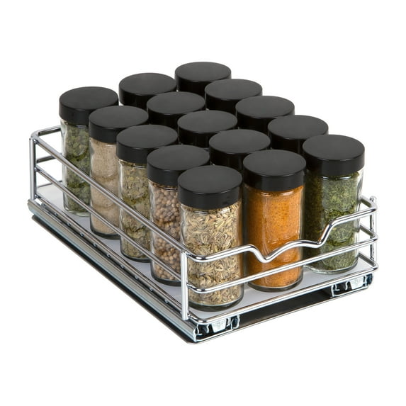 Spice Rack Organizer for Cabinet Metal Pull-Out Rack 6-3/8"