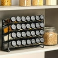thumbnail image 1 of Spice Rack Organizer with 28 Glass Jars, Labels & Funnel for Kitchen Cabinet, 1 of 6