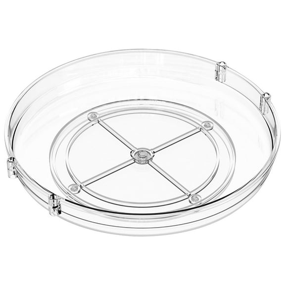 Spice Rack Rotating, 360 Degree Lazy Susan Turntable Organizer for Kitchen Countertop, Pantry Cabinet Storage, Multi Functional Rotating Tray with Smooth Rotation, Space Saving Design, Easy to Clean