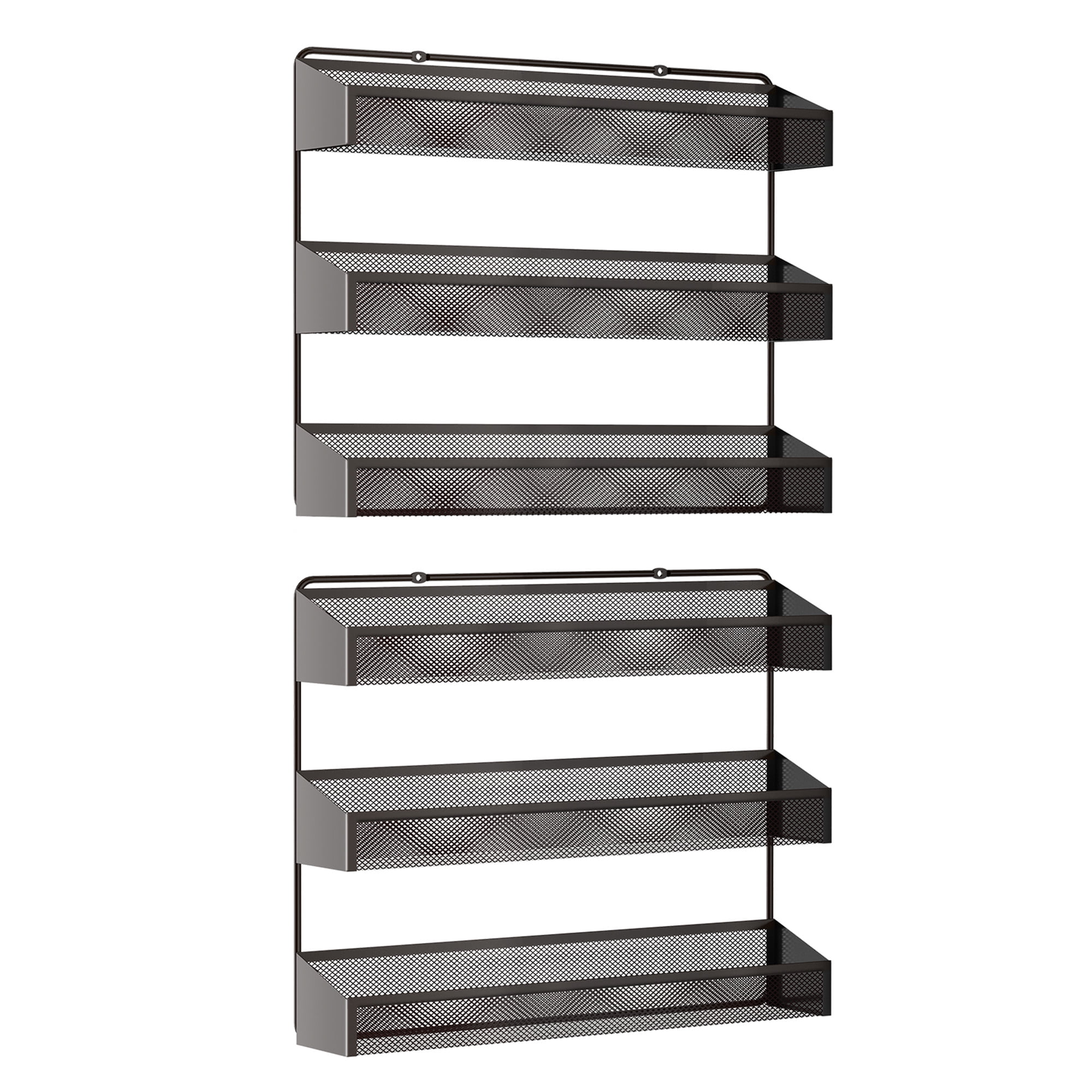 Spice Rack, Wall Mount Spice Storage Rack Hoom Decor Hanging Shelf for
