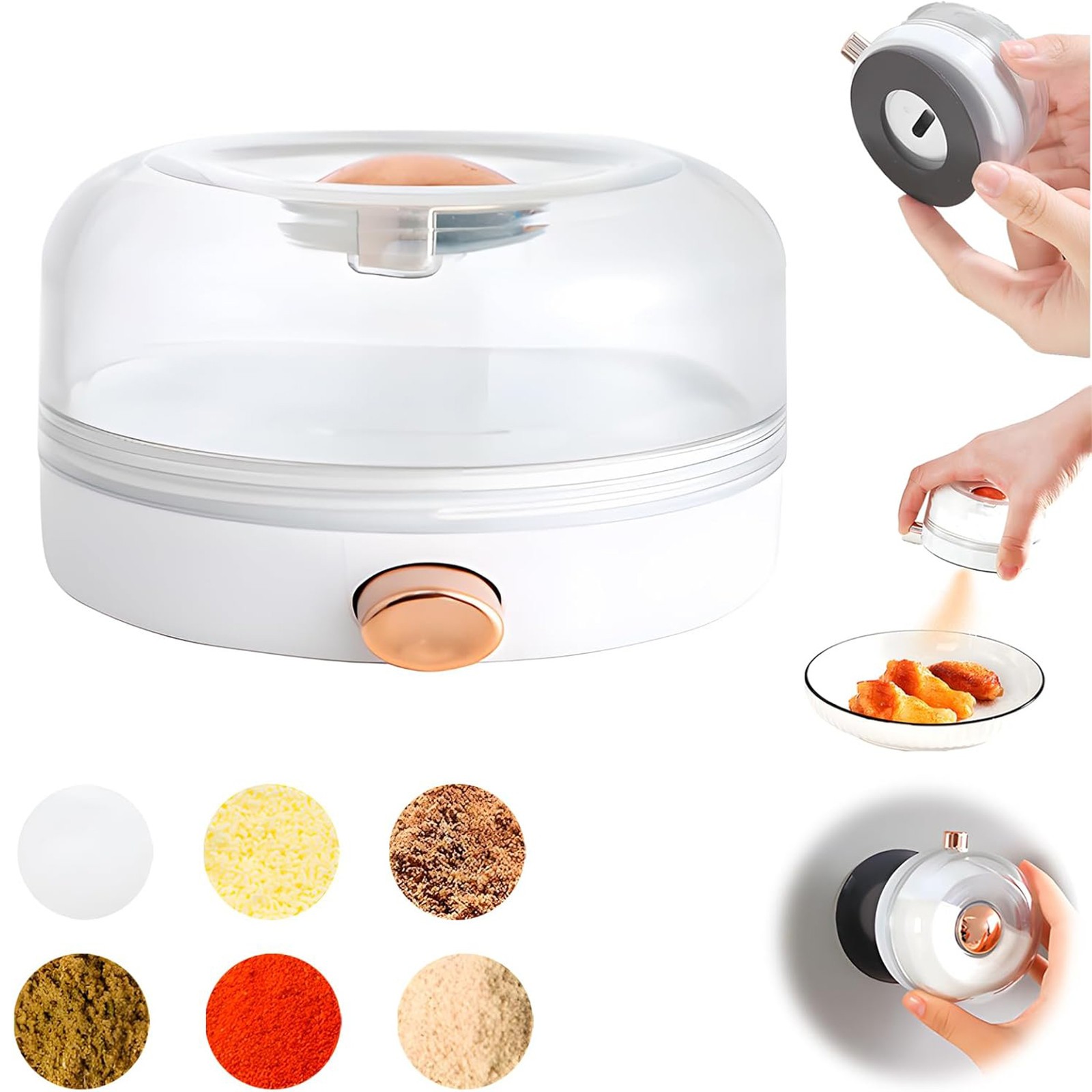 Spice Racks Spice Jars Atlodas Jars For Refrigerator 2024 New Round