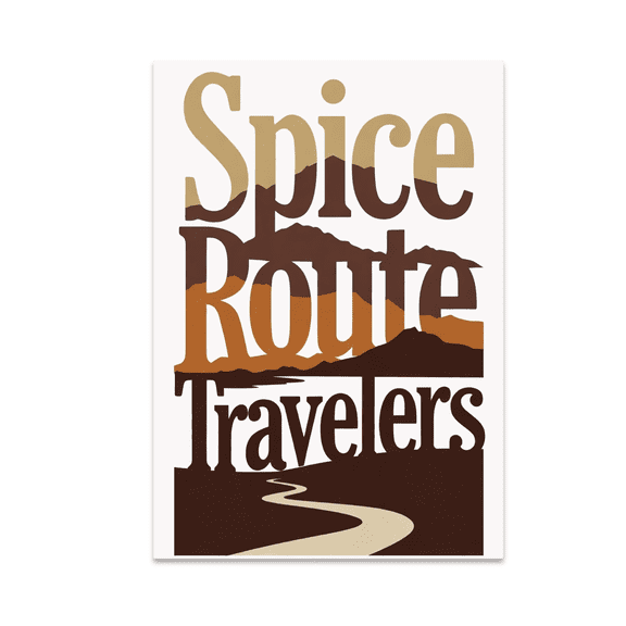Spice Route Travelers Wall Art - Travel Enthusiast - 13x19 Poster Print