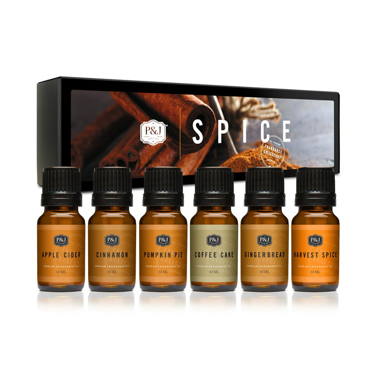  P&J Trading Spice Set of 6 Premium Grade Fragrance