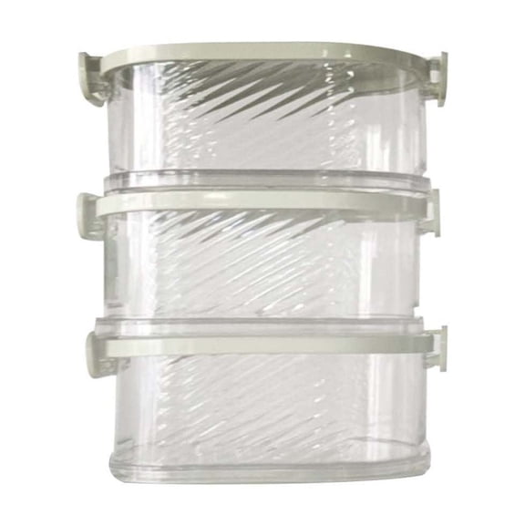 Spice Storage Box with 6 PET Bottles | Household Kitchen Seasoning Organizer | Transparent Food-Grade Containers for Pepper & Spices | Stackable Design