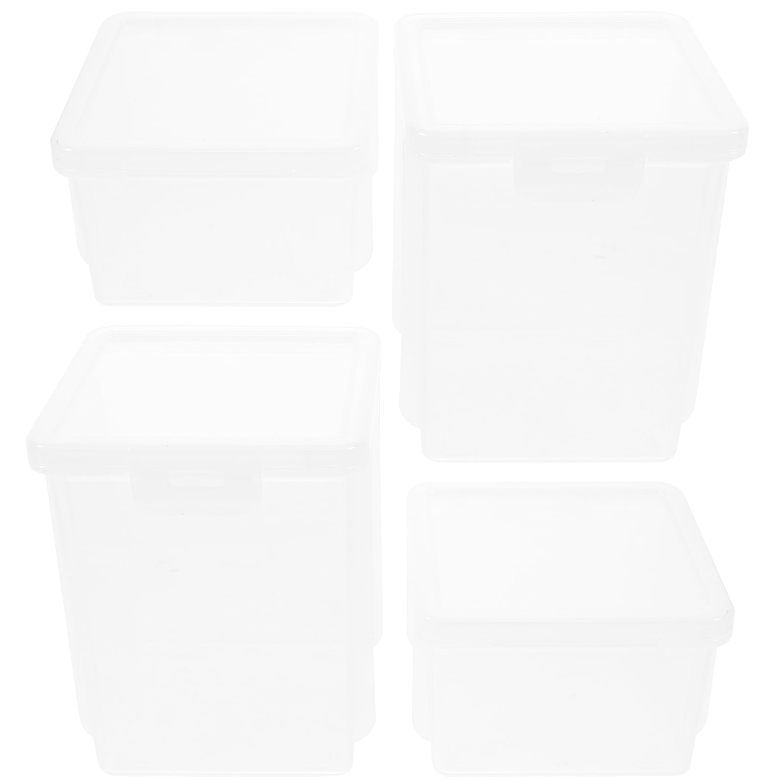 Spice Storage Box Candy Dispenser Bar Jars Kitchen Container Plastic