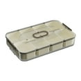 thumbnail image 1 of Spice Storage Container 16-Compartment Organizer Portable Kitchen Pantry Box Transposable Lids Clear Stackable Seasoning Keeper, 1 of 5