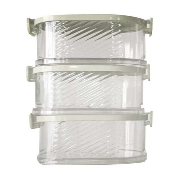 Spice Storage Container 5 Layer Seasoning Box with Airtight Lids, Kitchen Countertop Spice Rack Organizer for Pepper Salt & Herbs, BPA Free Plastic Stackable Canister Set