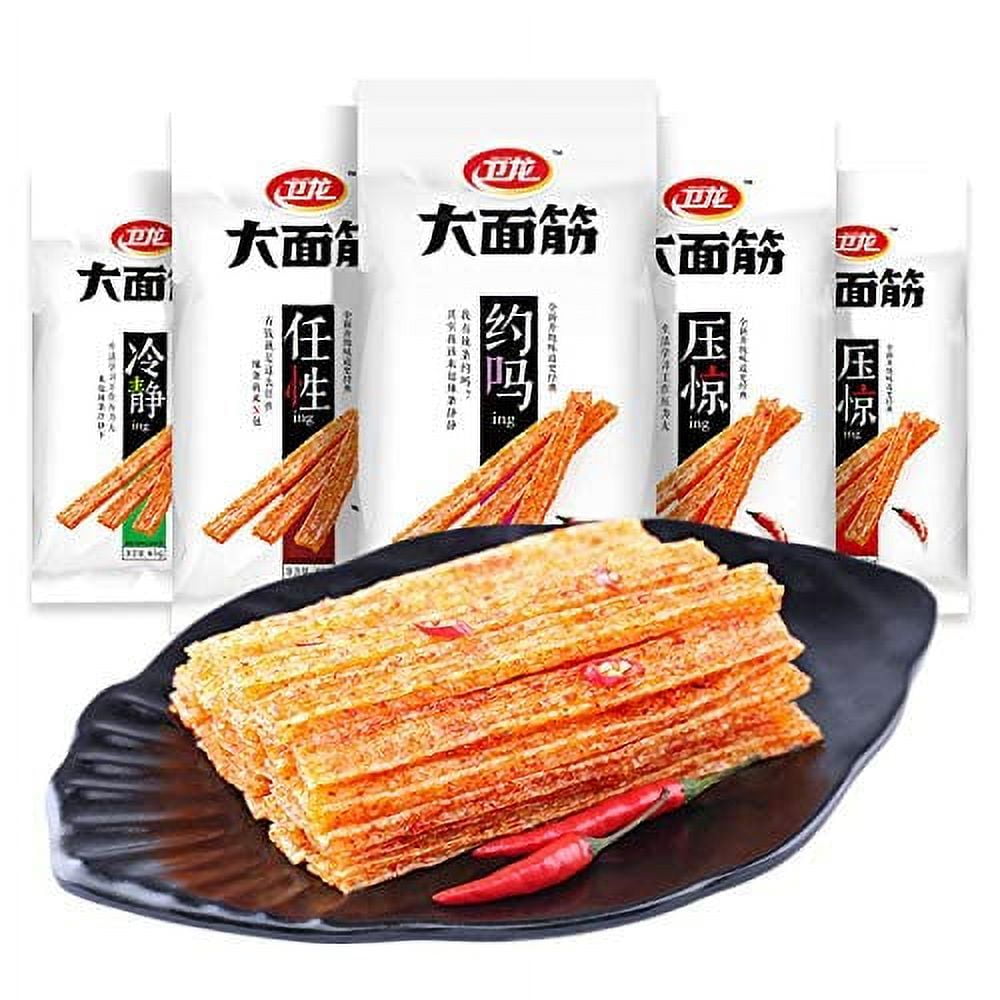 Spice Strip Gift Pack, OIF8 5Pack Spicy Strip, WeiLong Latiao, Spicy