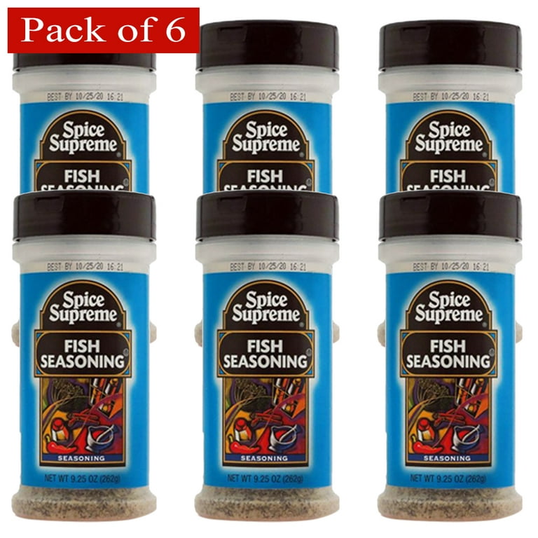 Spice Supreme Fish Seasoning 9.25 Oz - Pack of 3