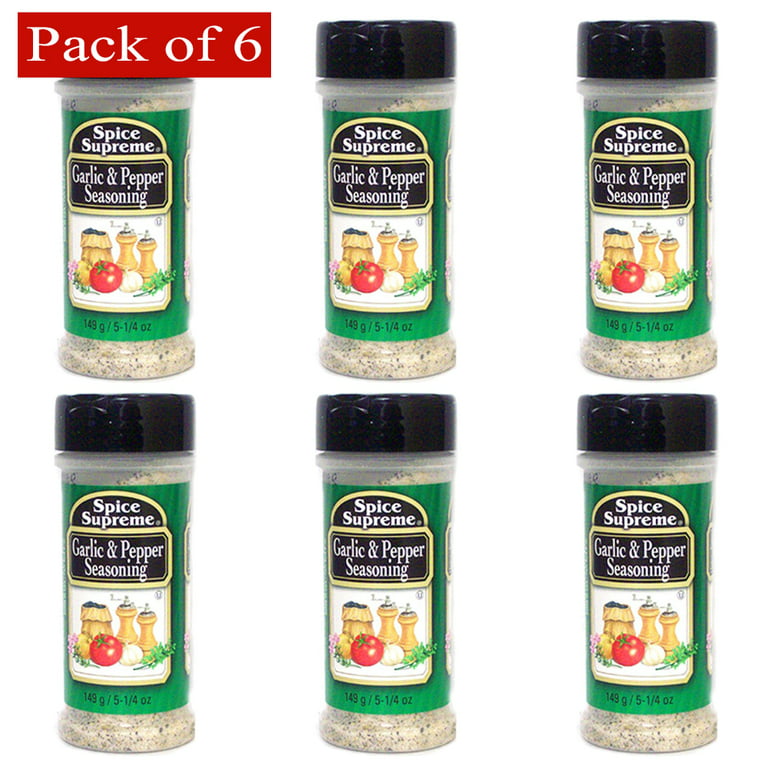 Spice Supreme - Garlic & Pepper Seasoning (149g) 380147 - Pack of