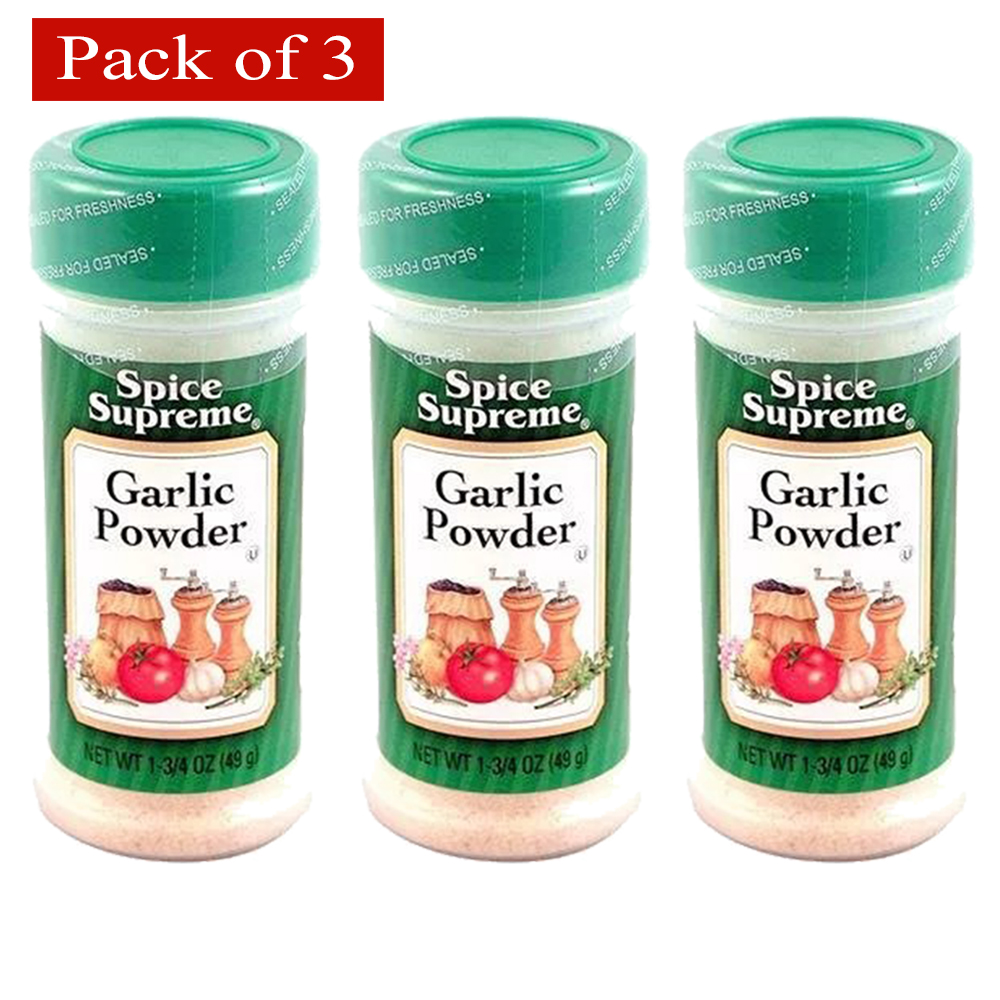 https://i5.walmartimages.com/seo/Spice-Supreme-Garlic-Powder-49g-380109-Pack-of-3_7cf4d541-d265-4c3a-8b4b-d547e7c8fed9.95402c6f7c6bd204747025eb30073725.jpeg