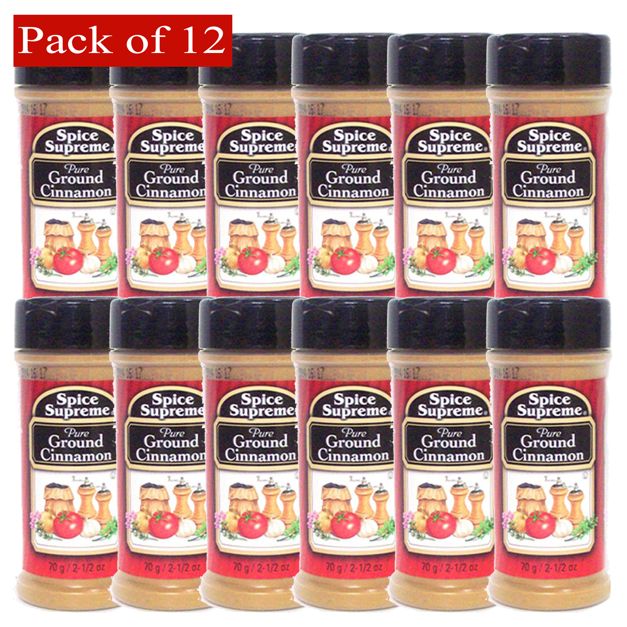 Spice Supreme Ground Cinnamon (71g) 380154 Pack of 12