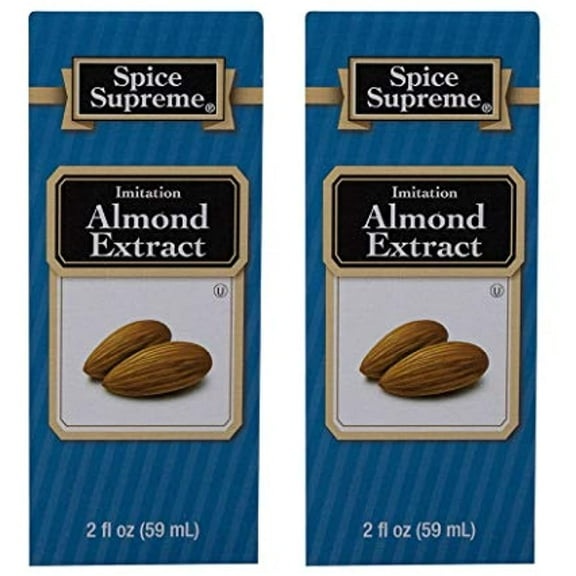 Spice Supreme Imitation Almond Extract 2Oz (Pack Of 2)