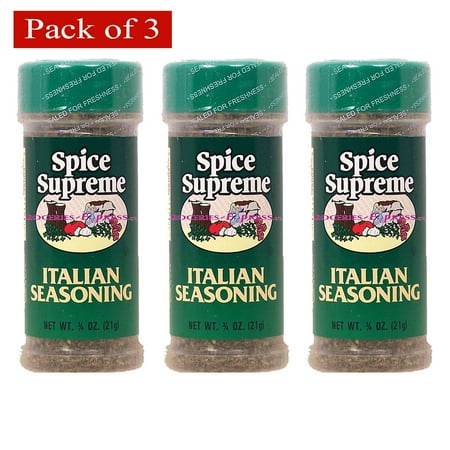 Spice Supreme - Italian Seasoning (21g) 380048 - Pack of 3