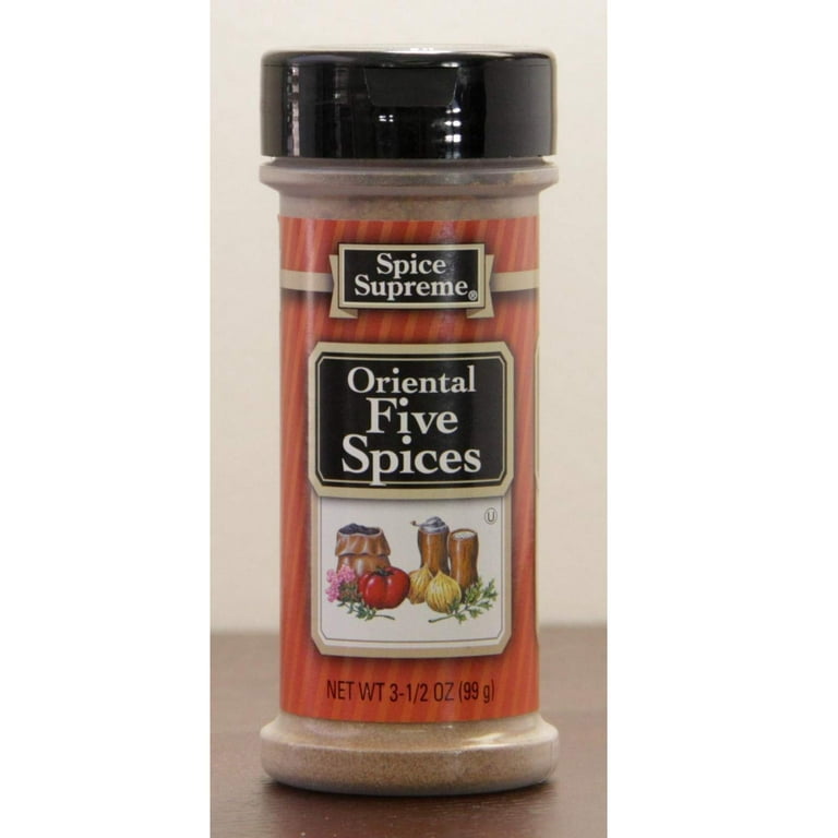 Spice Supreme Oriental Five Spices, 3.5 oz. Bottle 