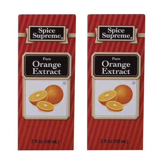 Spice Supreme Orange Extract 2 floz (Pack of 2)