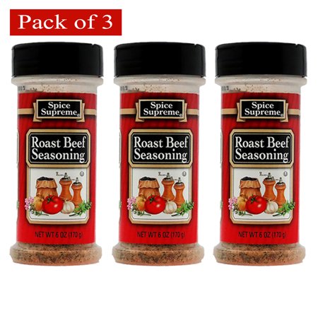 Spice Supreme - Roast Beef Seasoning 6 Oz (170g) - Pack of 3