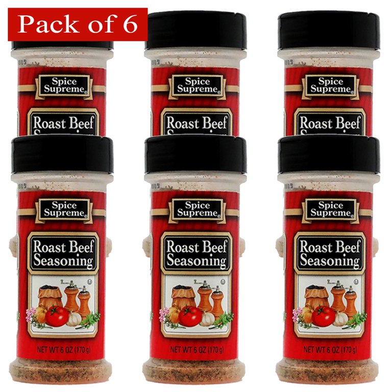 https://i5.walmartimages.com/seo/Spice-Supreme-Roast-Beef-Seasoning-6-Oz-170g-Pack-of-6_f569edef-aa70-4f37-84a1-fa031b5d334d.cc43f38414ffe8c07b81a8d8806d9569.jpeg?odnHeight=768&odnWidth=768&odnBg=FFFFFF