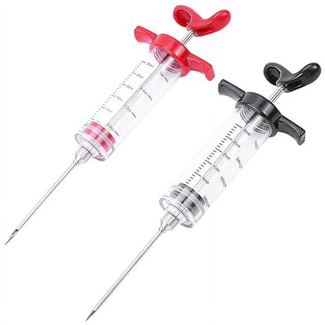 Spice Syringe Marinade Injector Flavor Syringe Cooking Kitchen Utensils BBQ Tool