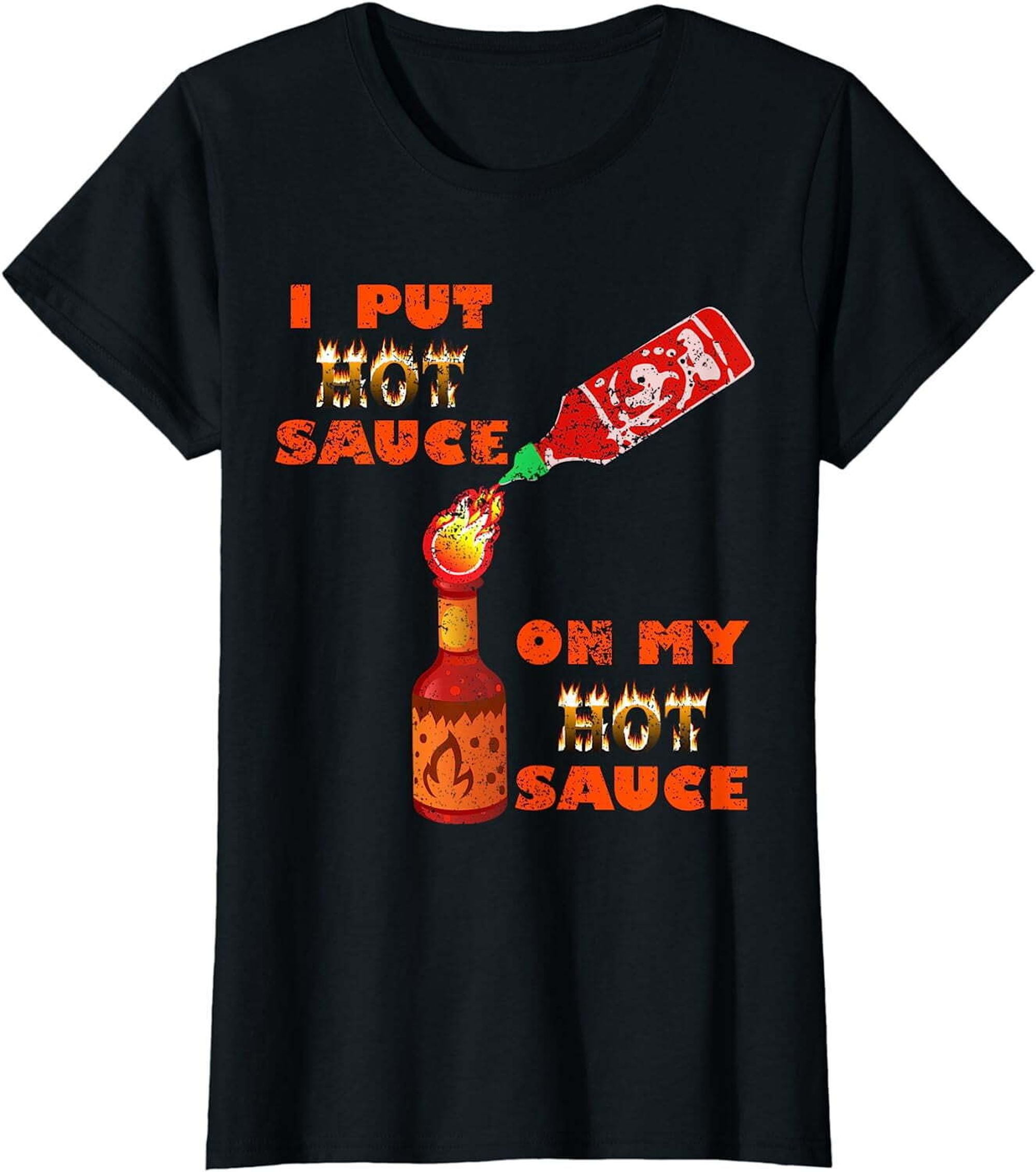 Spice Up Your Wardrobe with the Fiery Pepper Sauce Challenge Tee - A 