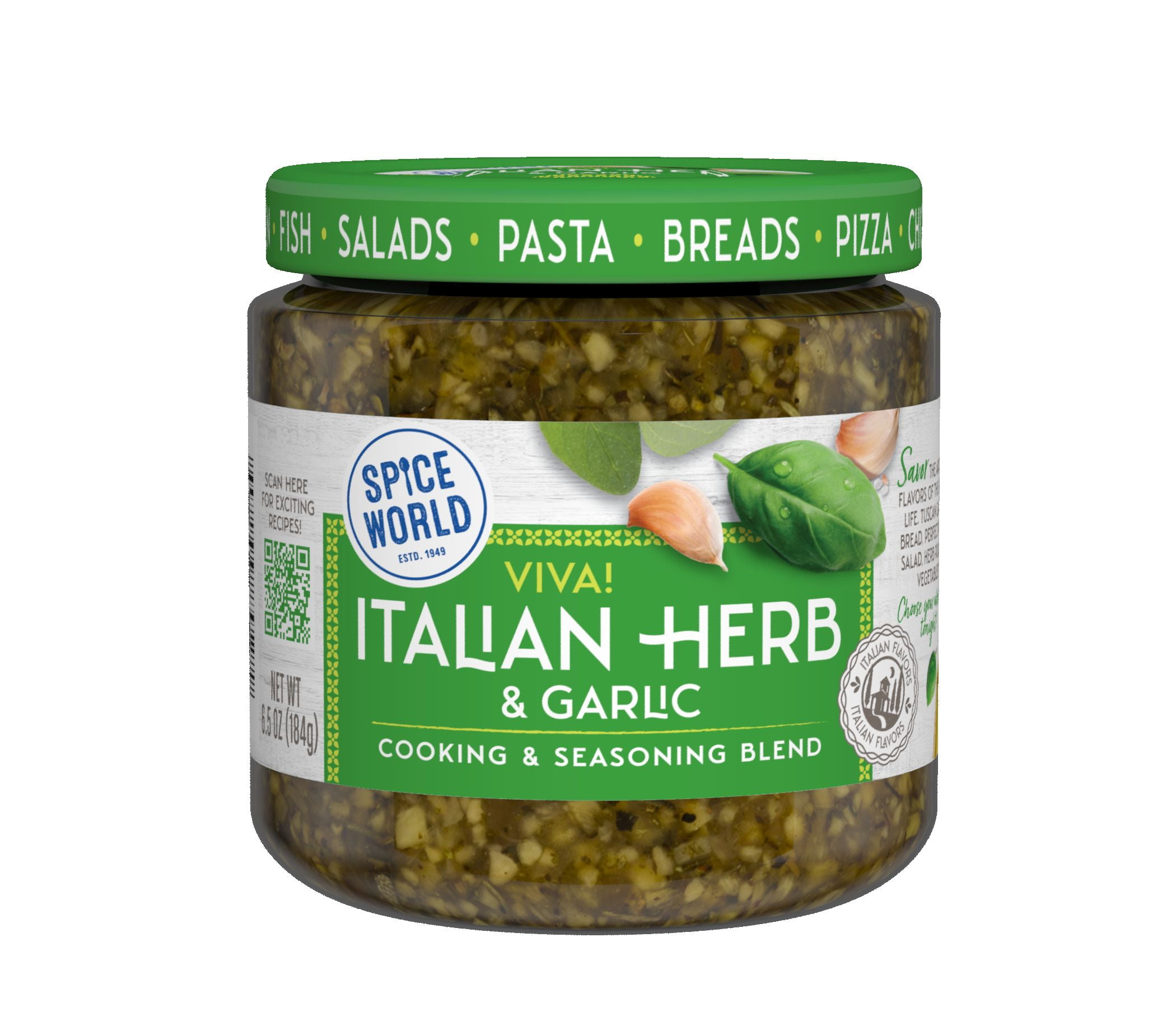 Spice World Italian Herb Minced Garlic