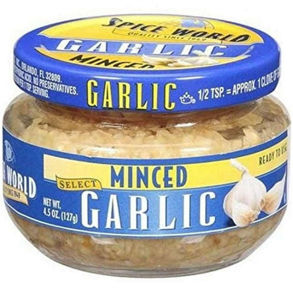 Spice World, Minced Garlic (Pack of 24)