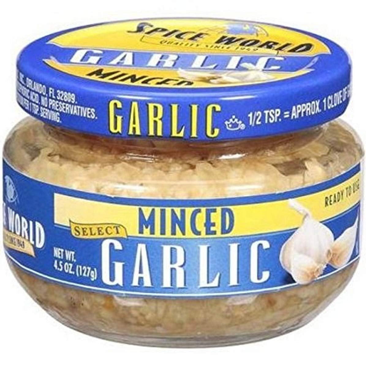 Spice World, Minced Garlic (Pack of 2)