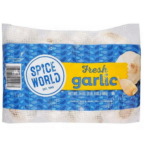 Spice World Premium Fresh Whole Garlic, 24 oz.