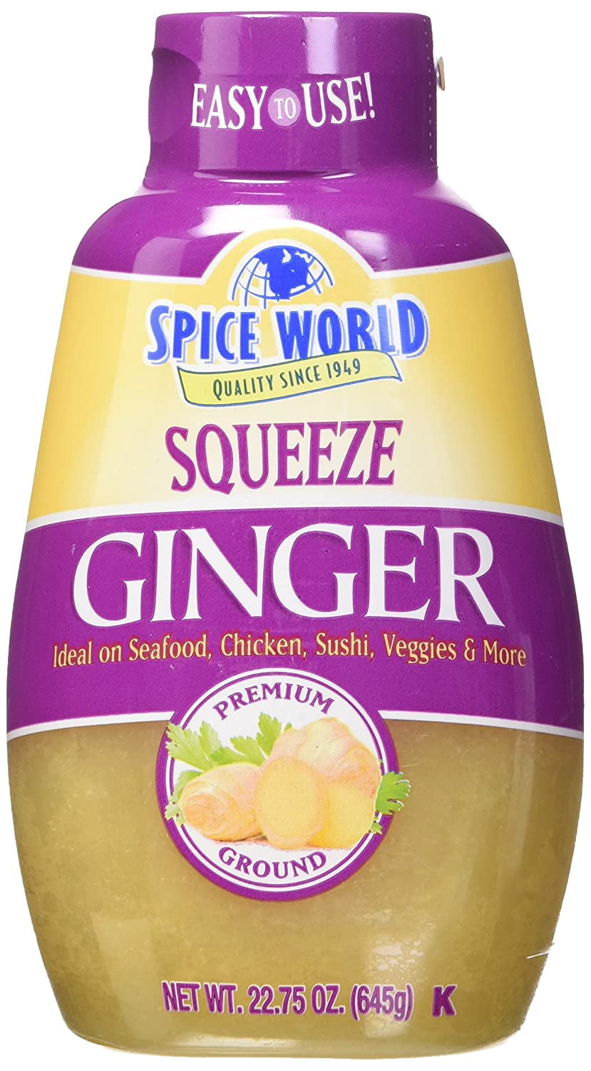 Spice World Squeezable Minced Ginger ? 22.75oz ReadytoUse Perfect for