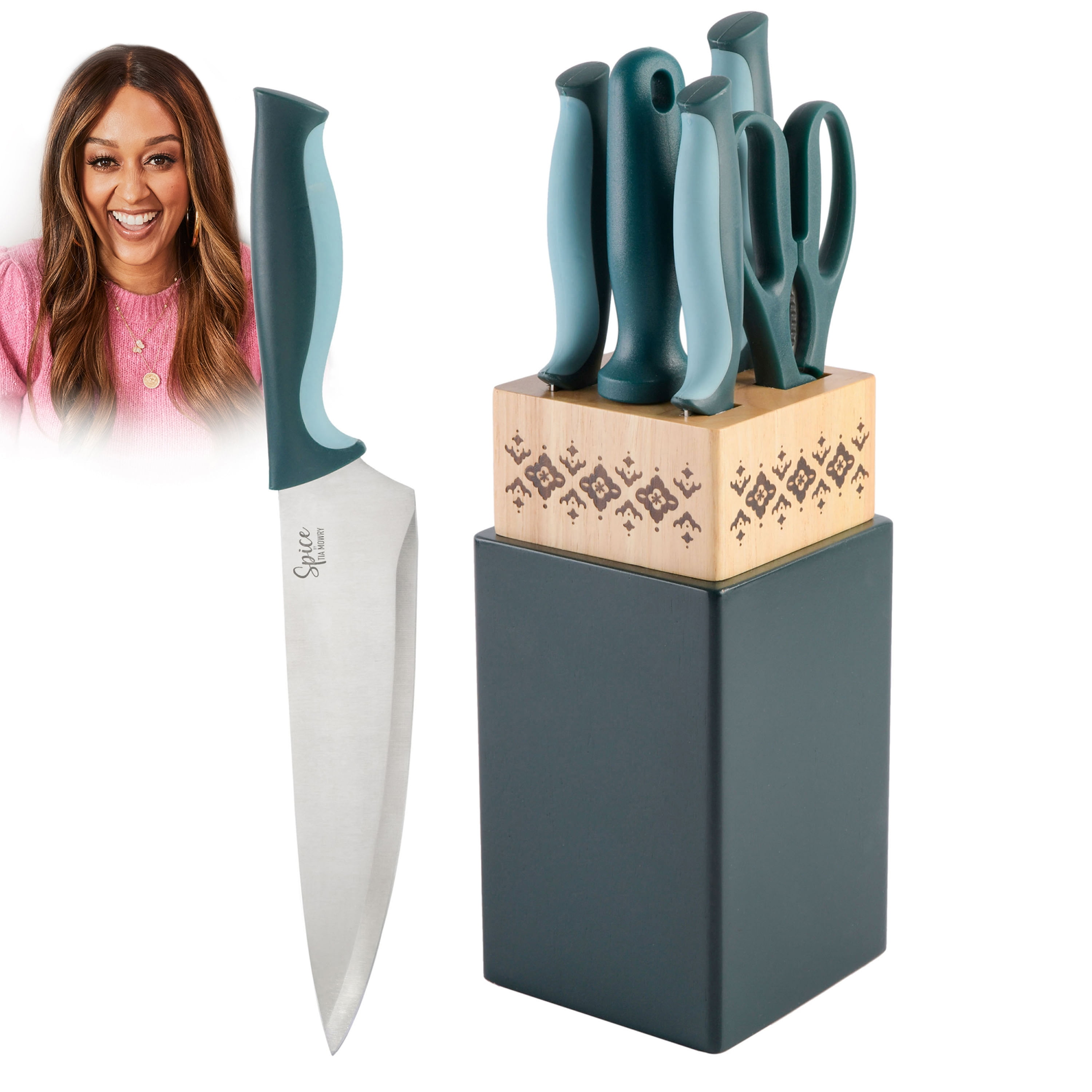 https://i5.walmartimages.com/seo/Spice-by-Tia-Mowry-Savory-Saffron-Teal-7-Piece-Cutlery-Set-with-Block_0c0fd4e3-a118-4000-a54b-1260660a6a4a.719e9408821977756f654457f7e35329.jpeg