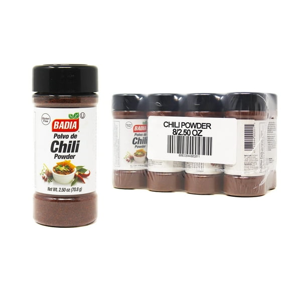 Spice up your dishes with Badia Chili Powder - 2.5 Oz (Pack Of 8) - The Perfect Blend for Flavorful Delights!