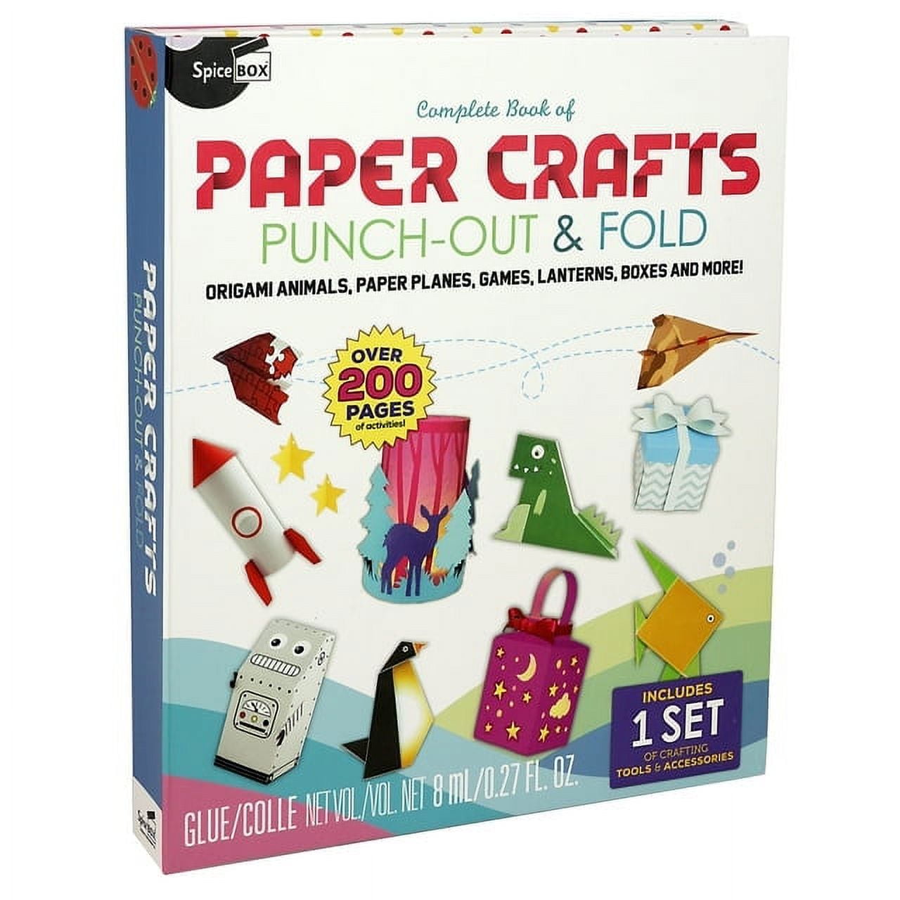  SpiceBox Watercolor Book and Painting Set, Learn How to Paint,  Arts and Crafts Hobby Kits for Adults : Arts, Crafts & Sewing