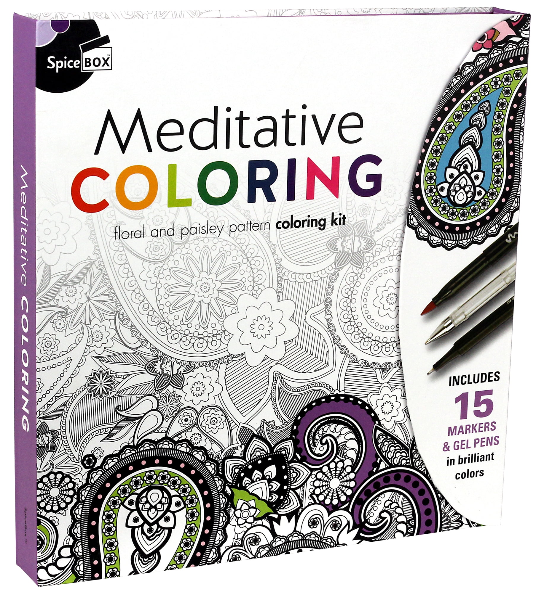 Spicebox Meditative Coloring Sketch Plus