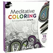 SpiceBox Adult Art Craft & Hobby Kits Sketch Plus Meditative Coloring
