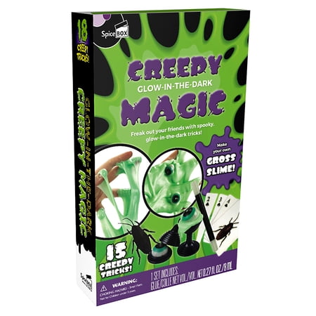 SpiceBox Children's Activity Kits Play Box Creepy Glow-in-the-Dark Mag