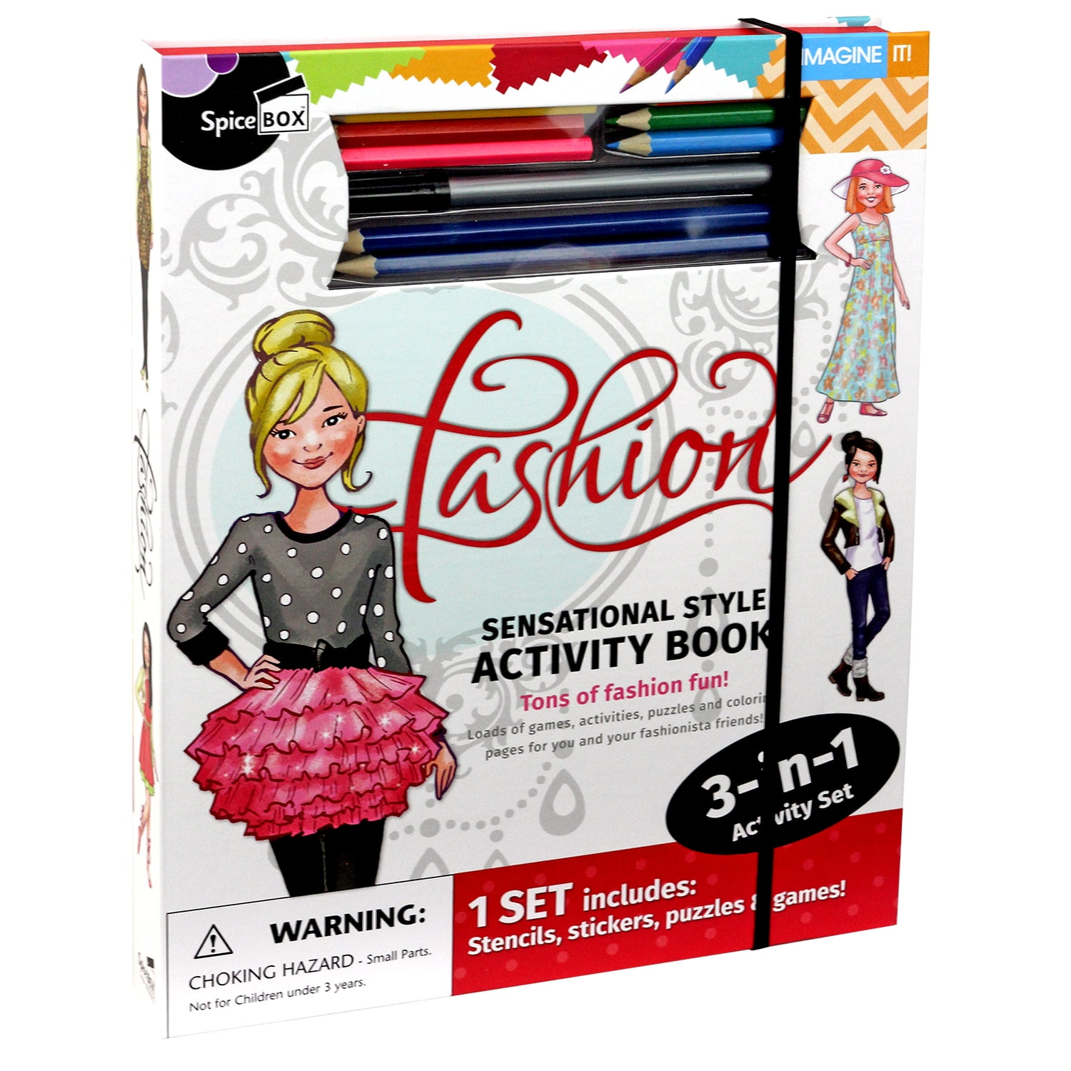 SpiceBox Children's Art Kits Imagine It Fashion