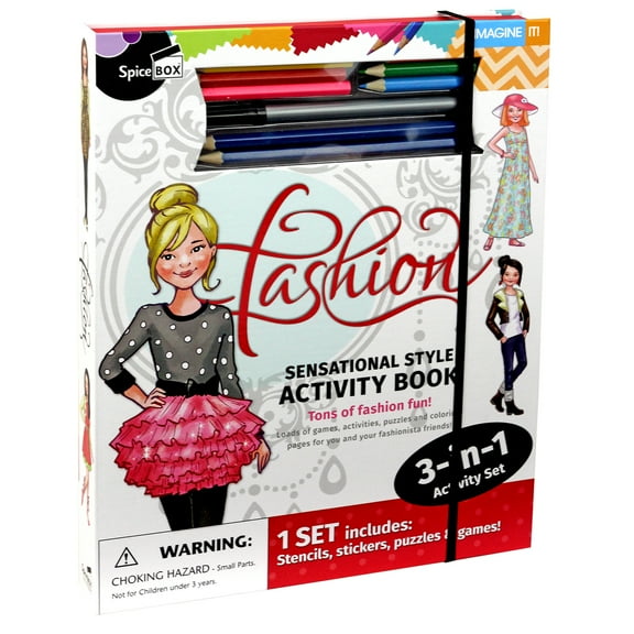 SpiceBox Children's Art Kits Imagine It Fashion