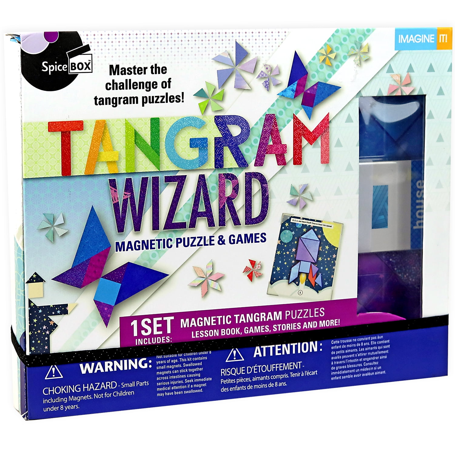 SpiceBox Children's Art Kits Imagine It Tangram Wizard - Walmart.com