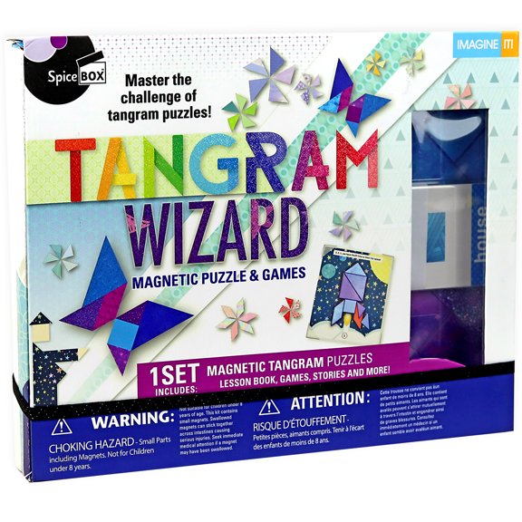 SpiceBox Children's Art Kits Imagine It Tangram Wizard