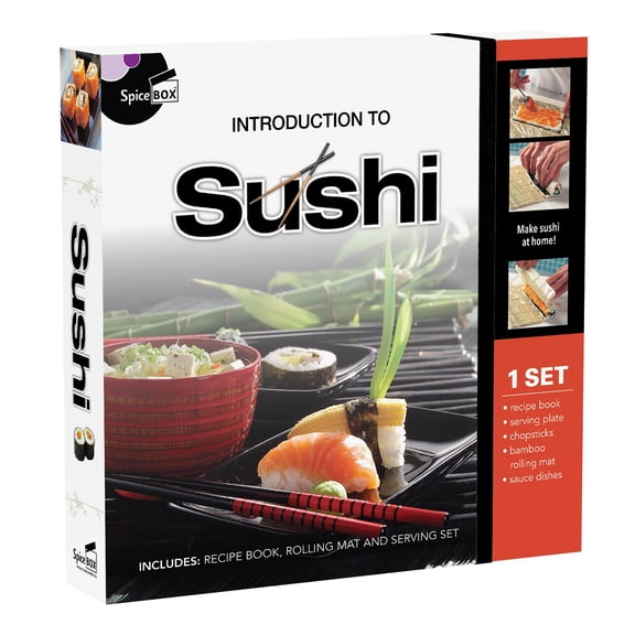 SpiceBox Introduction to Sushi Kit - Master the Art of Crafting Exquisite Sushi at Home