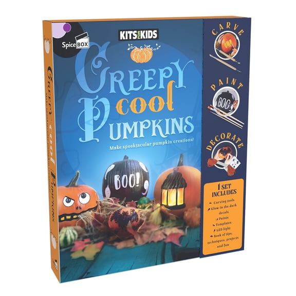 SpiceBox Kits for Kids Creepy Cool Pumpkins Kit: Unleash Your Halloween Creativity