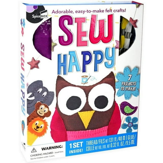 SpiceBox Make and Play Sew Happy Kit
