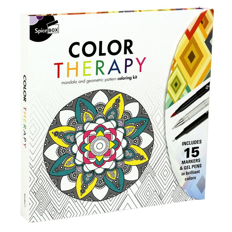 SpiceBox Sketch Plus: Color Therapy Kit - Find Serenity Through