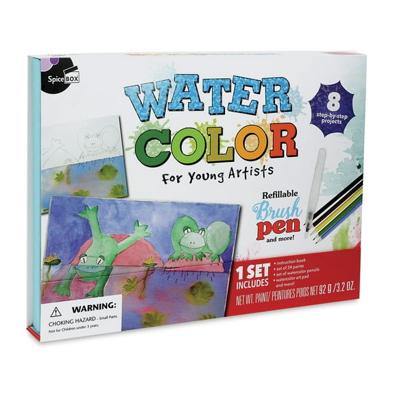 SpiceBox Watercolor for Young Artists Kit