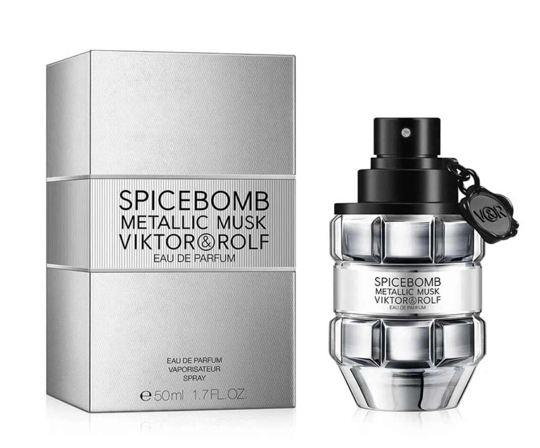 Viktor & Rolf Men's Spicebomb Metallic Musk EDP Spray 1.7 oz Fragrances 3614274293906